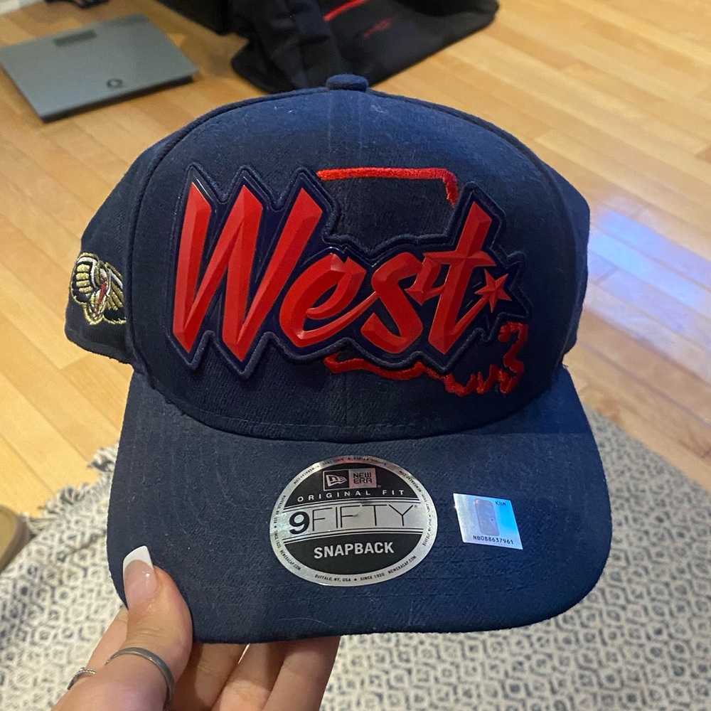 Blue base ball hat